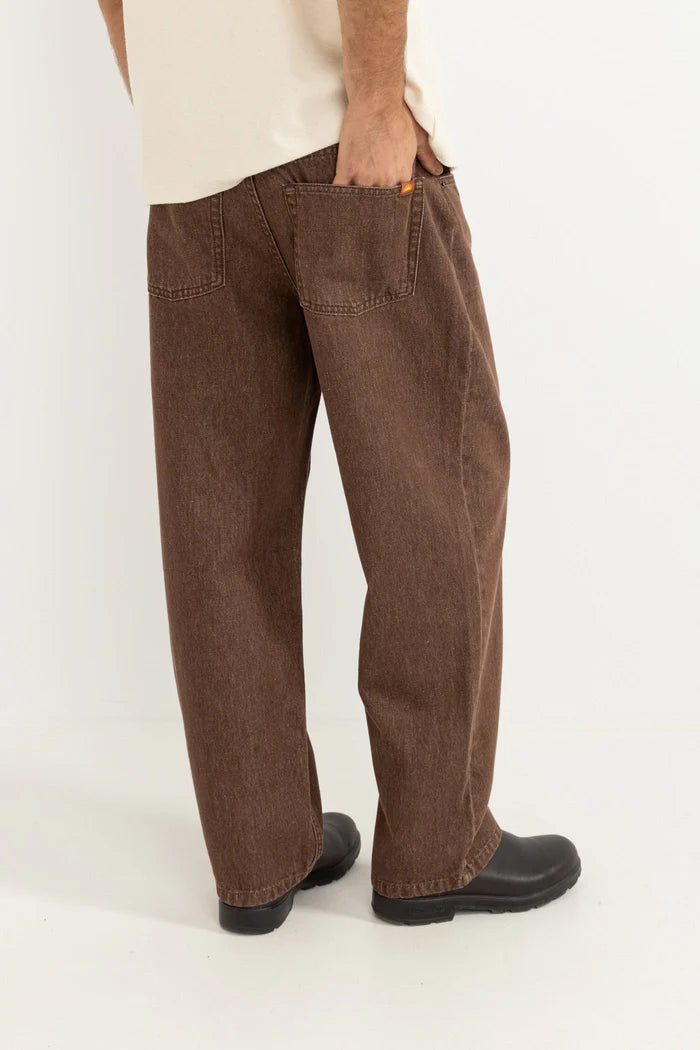 Essential Jean- Washed Brown