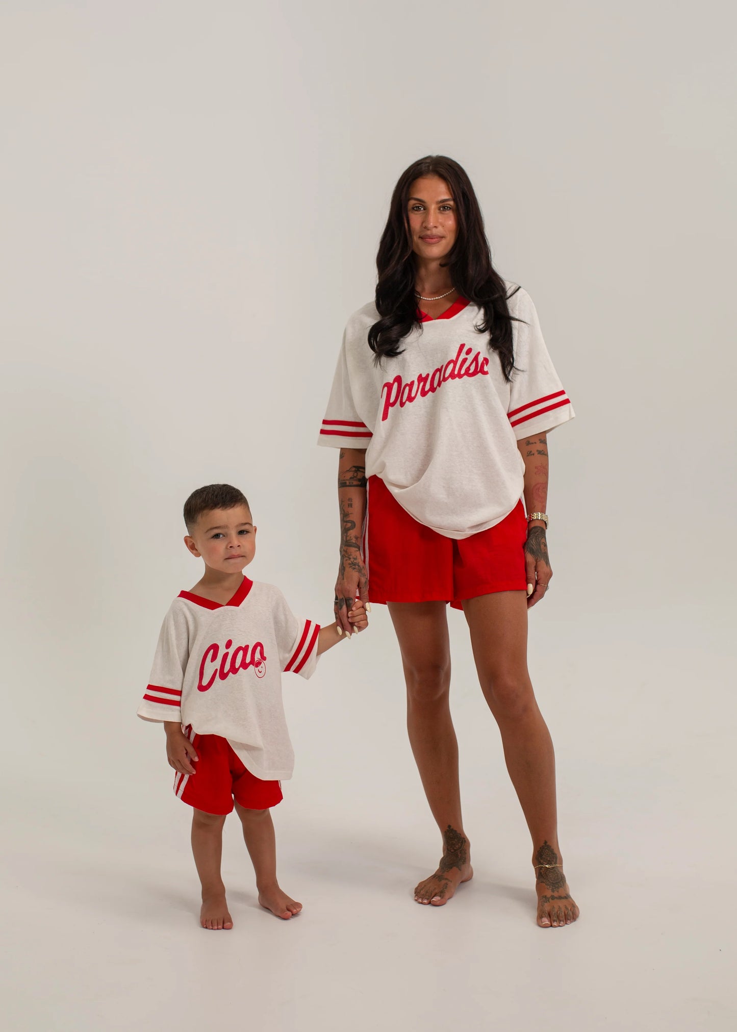 Women's Sicily Waterproof Short - Red/White