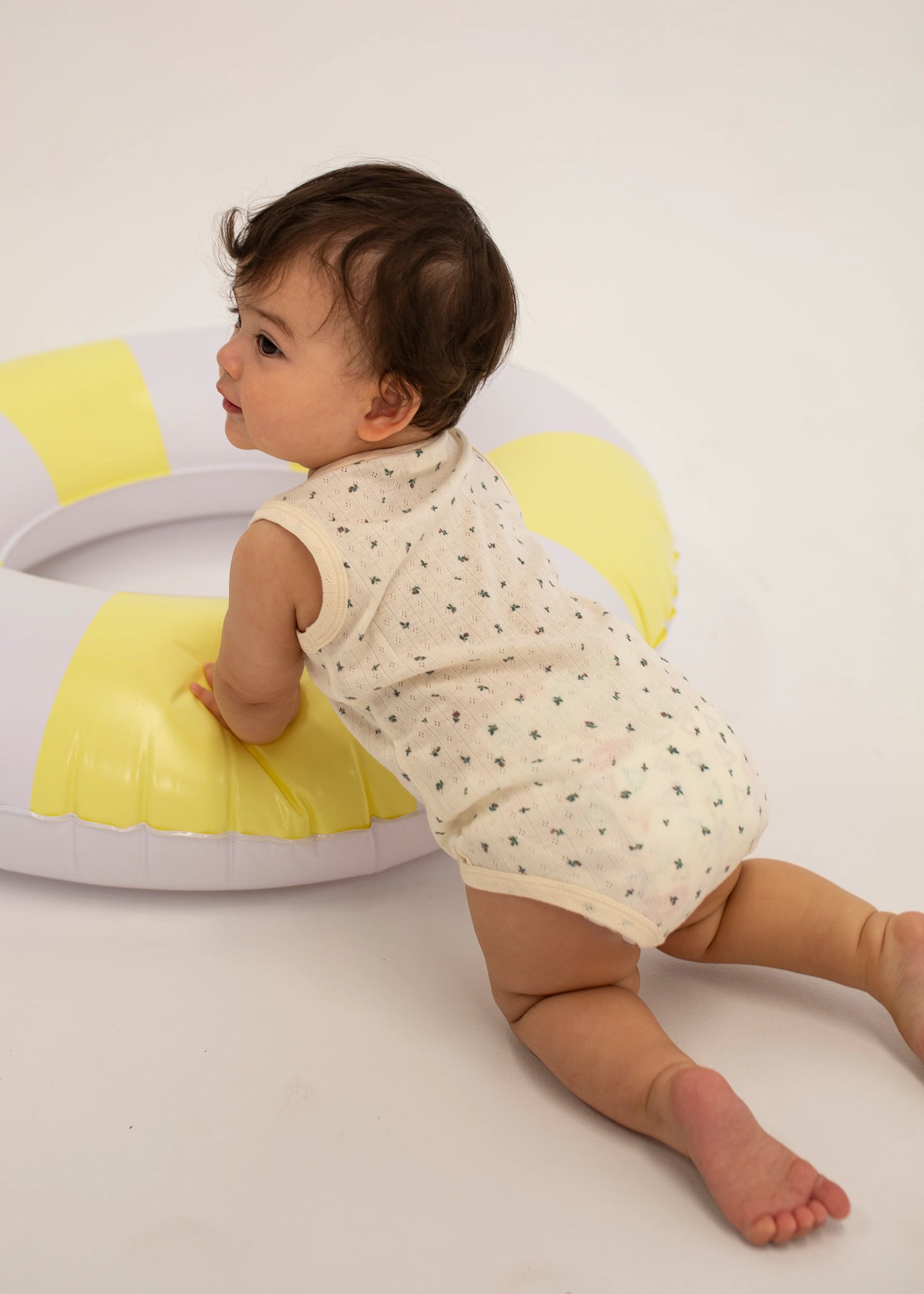 Luca Rib Pointelle Bodysuit - Floral