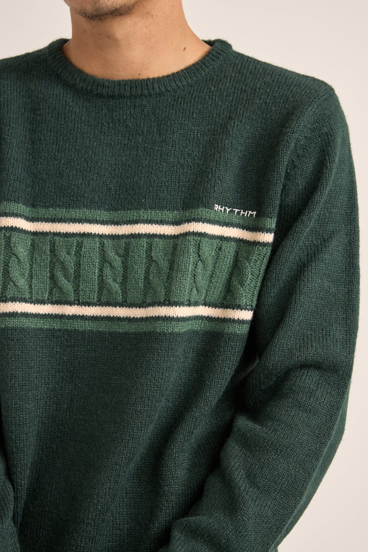 MOHAIR STRIPE KNIT