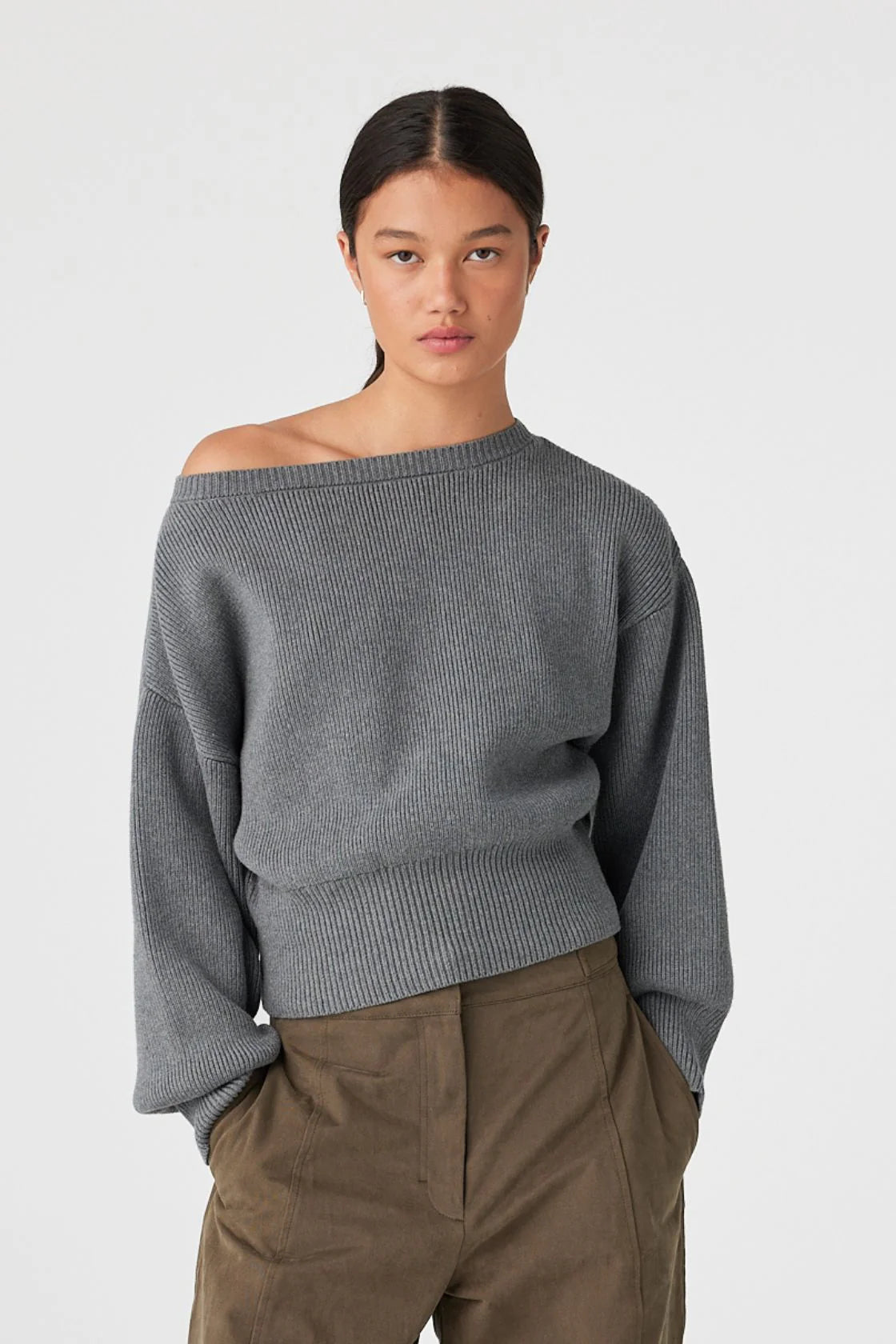 Soren Sweater- Dark Grey Marle