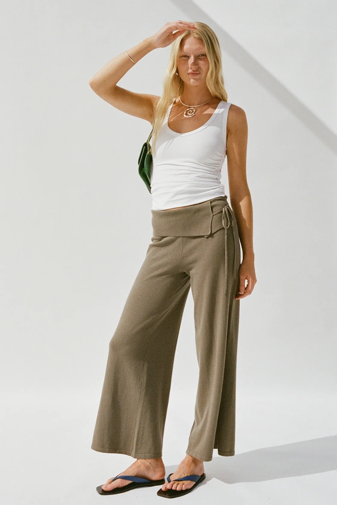 Nora Pant - Smokey Olive