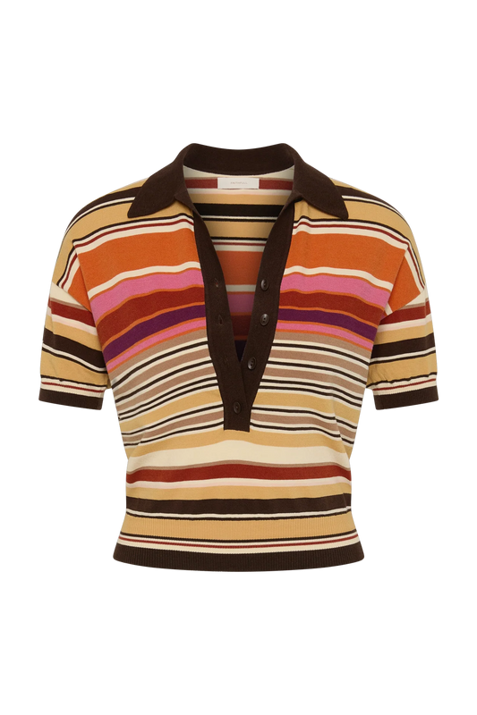 Sable Polo Shirt - Murano Amber