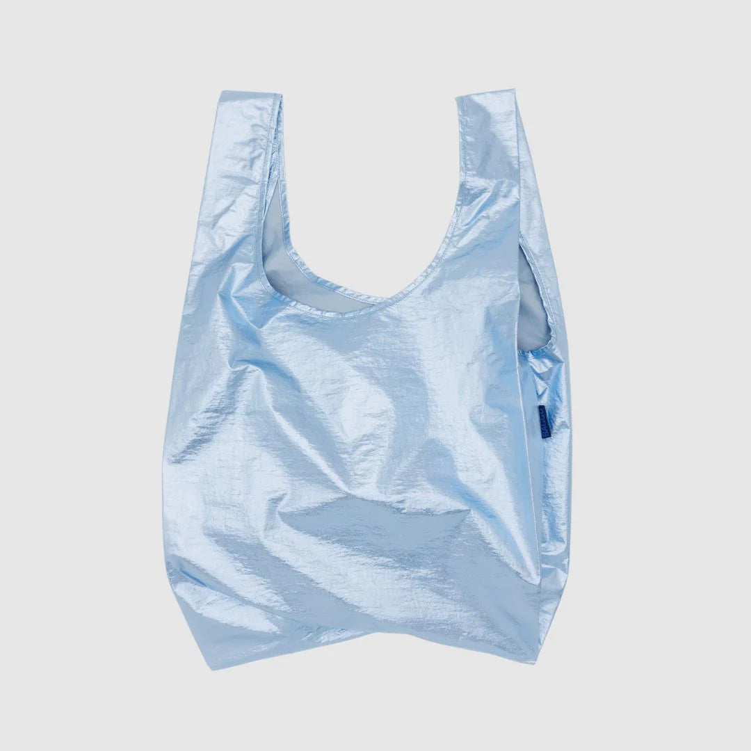 Standard Baggu- Metallic Light Blue