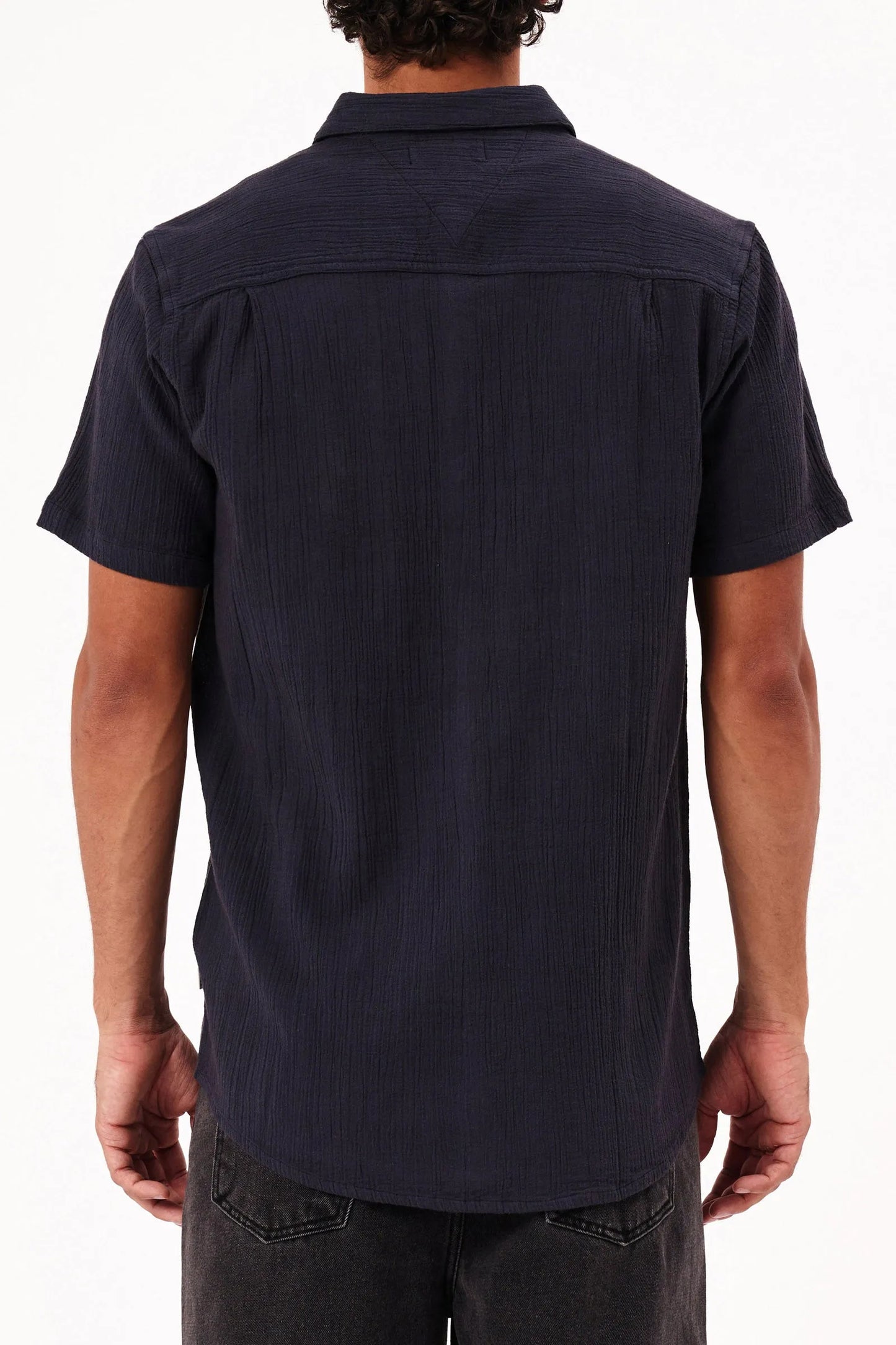 Bon Crepe Shirt- Dark Navy