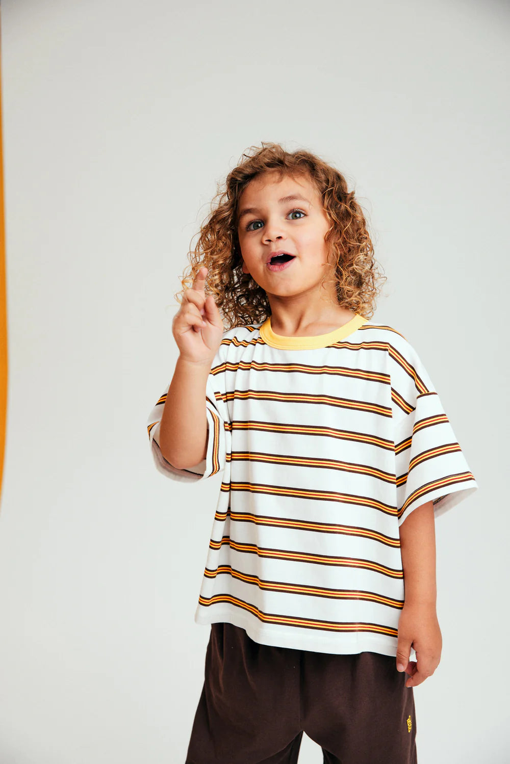 Striped Tee - Yellow