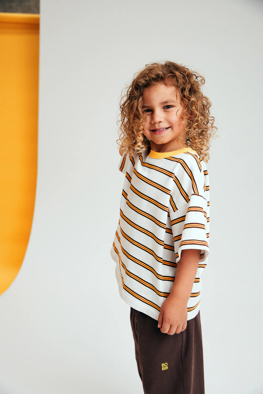 Striped Tee - Yellow