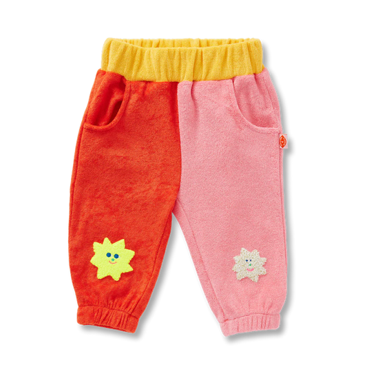 Stars Pink Terry Pants