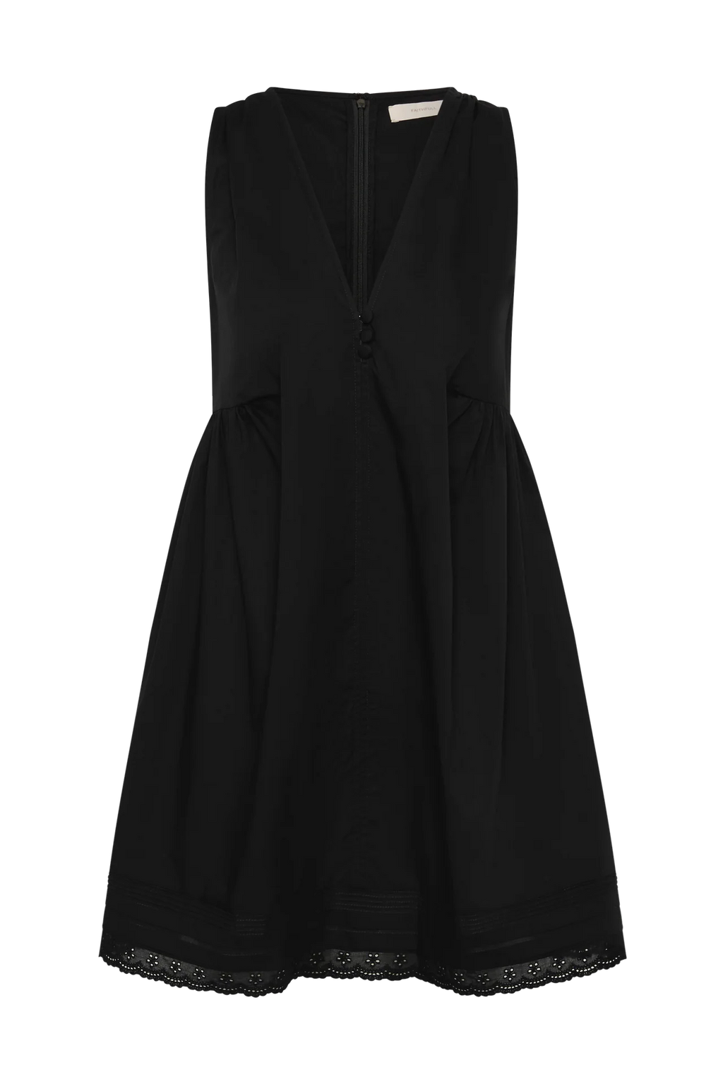 Dion Mini Dress - Fiore Lace Black