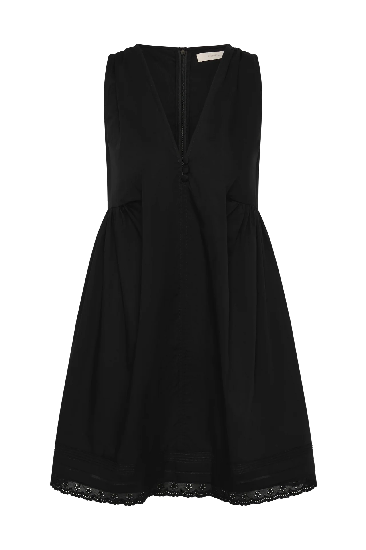 Dion Mini Dress - Fiore Lace Black