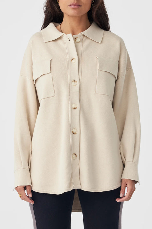Remy Shirt Jacket - Sand