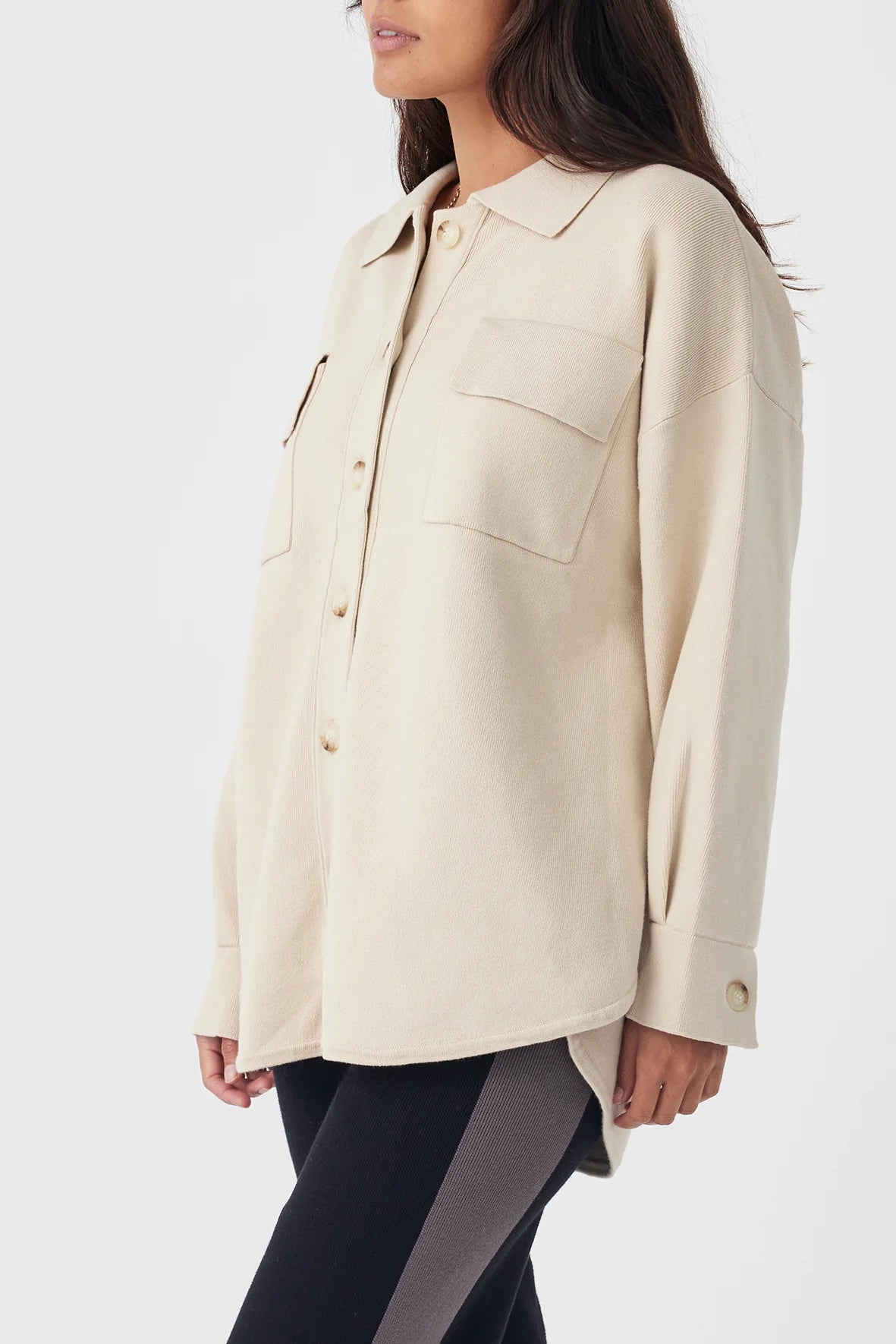 Remy Shirt Jacket - Sand