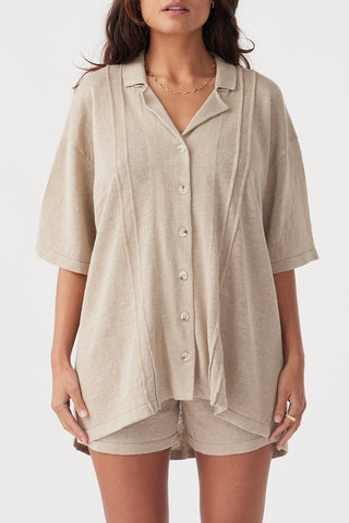 Darcy Shirt- Taupe