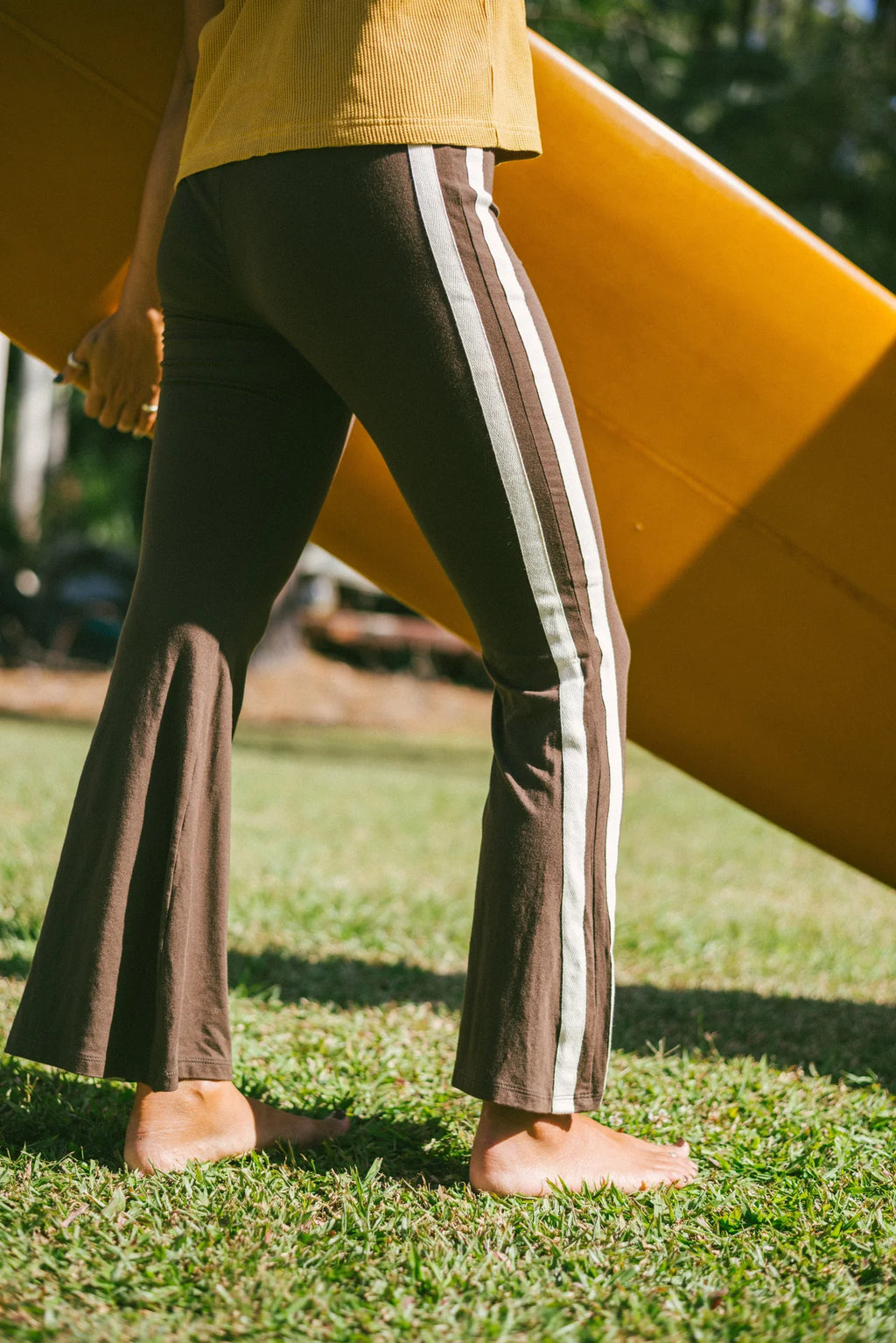 Bamboo Flare Pant - Chocolate