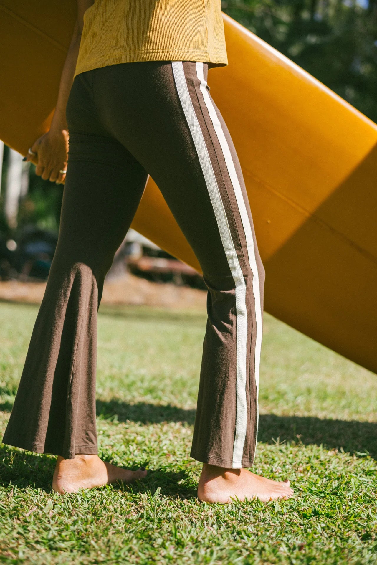 Bamboo Flare Pant - Chocolate