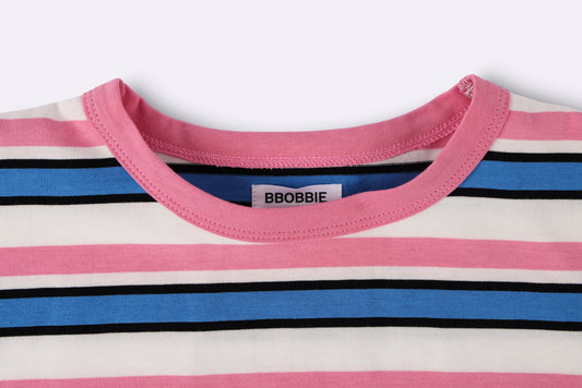 Striped Tee - Pink