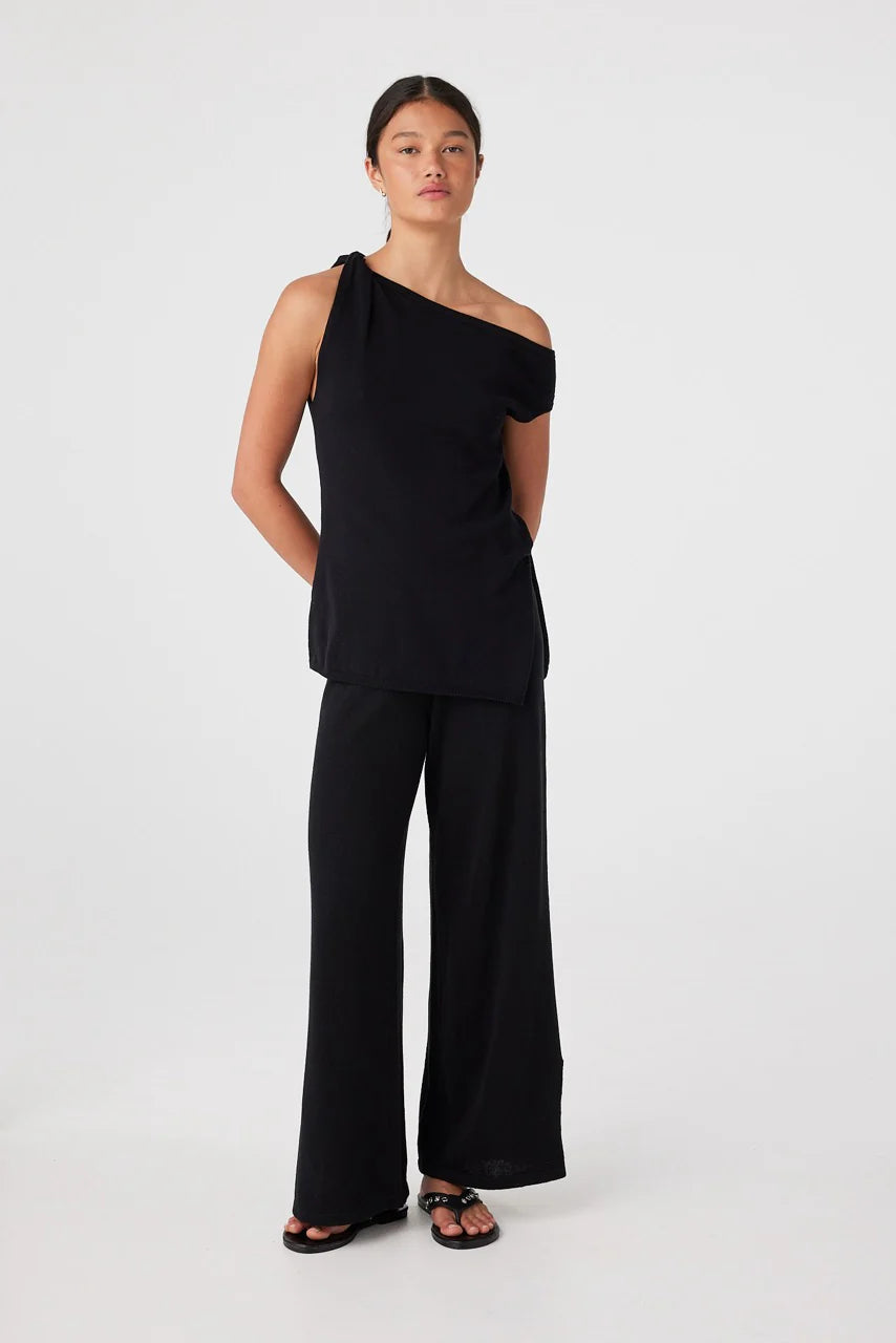 Olympia Asym Top - Black
