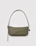 Recycled Leather Pochette - Loden