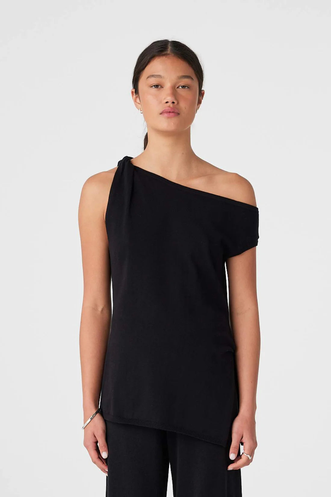 Olympia Asym Top - Black