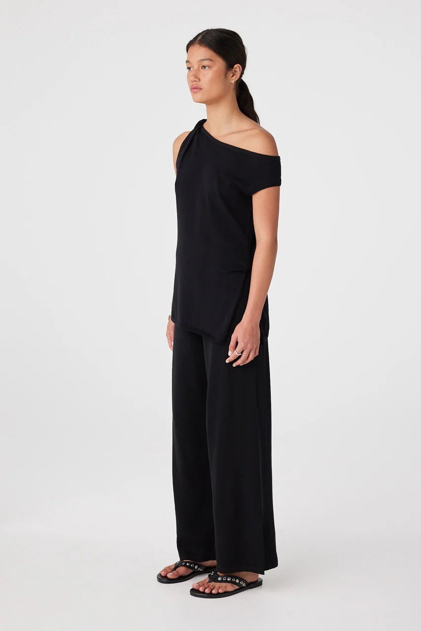 Olympia Asym Top - Black