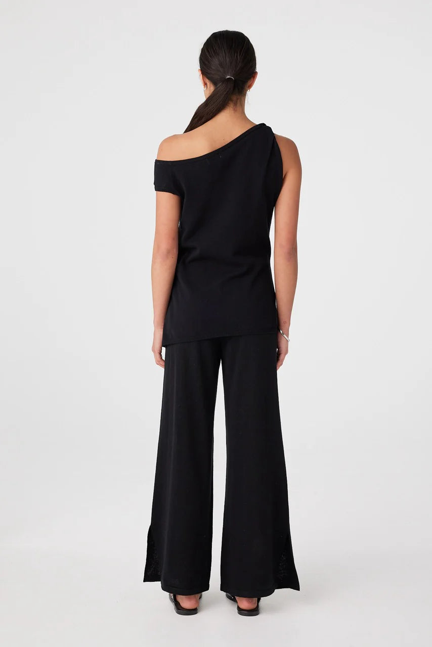 Olympia Asym Top - Black