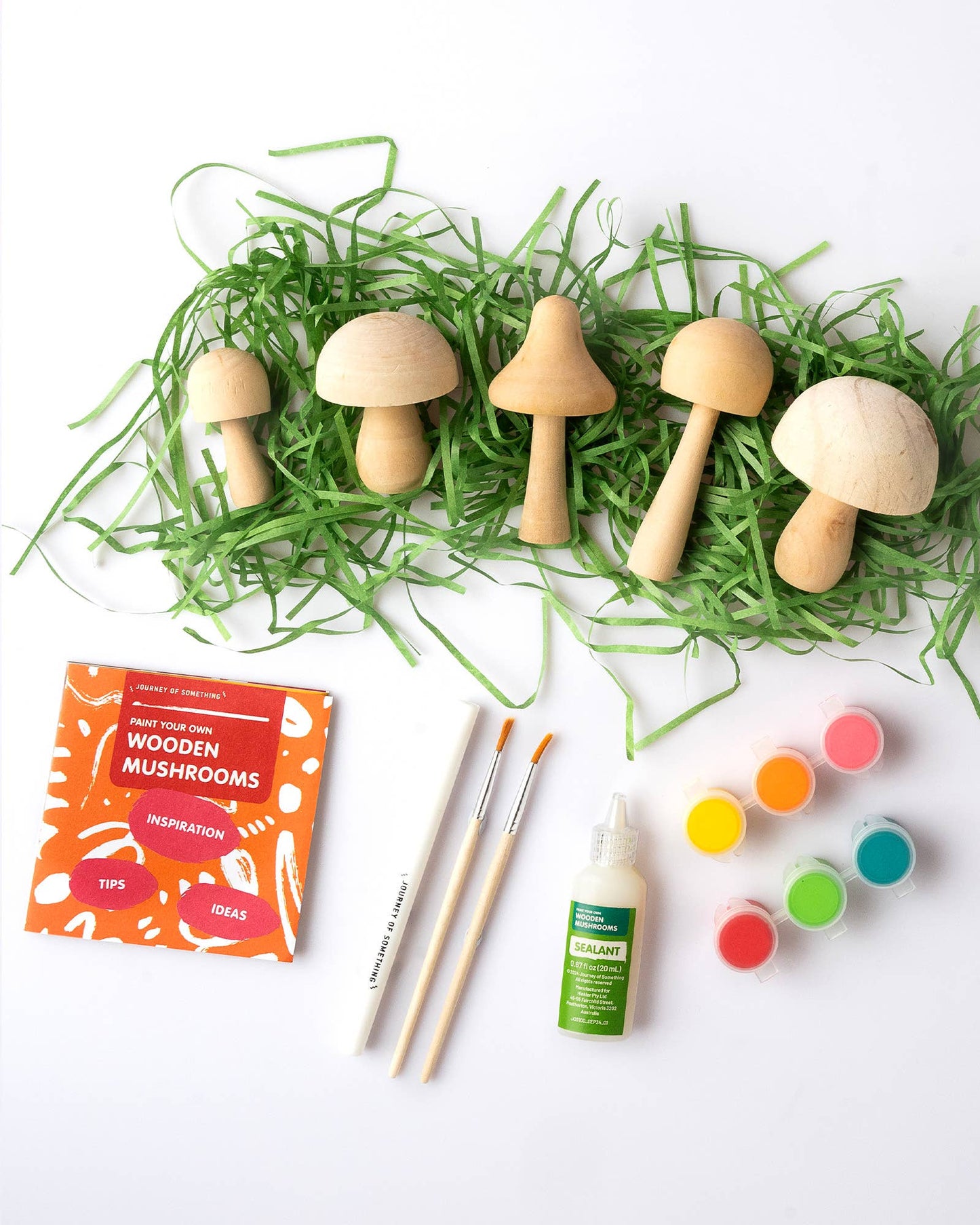 Paint Your Own Wooden Mushrooms