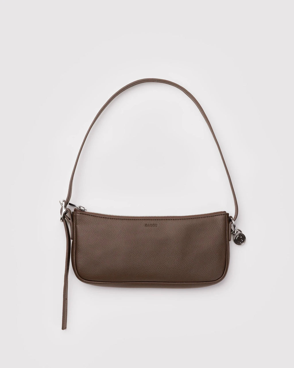 Recycled Leather Pochette - Brown