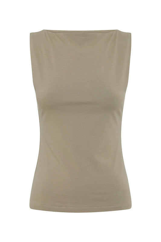 Lois Organic Tank - Sage