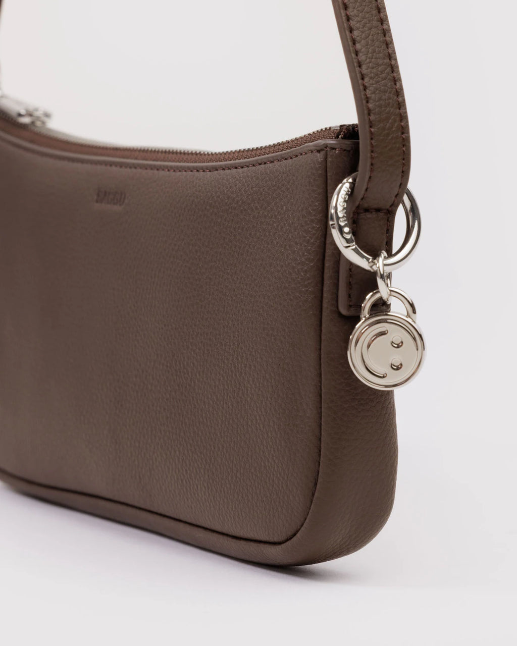 Recycled Leather Pochette - Brown