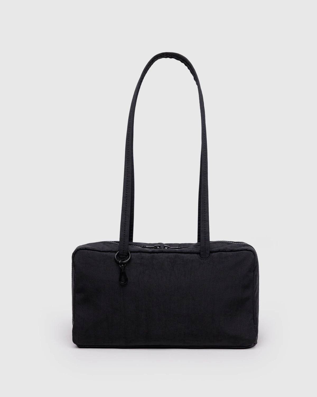 Nylon Bowler Bag- Black