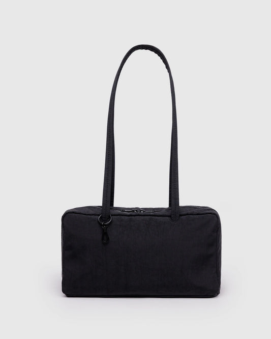 Nylon Bowler Bag- Black