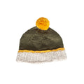 Teddy Beanie - Khaki & Gold