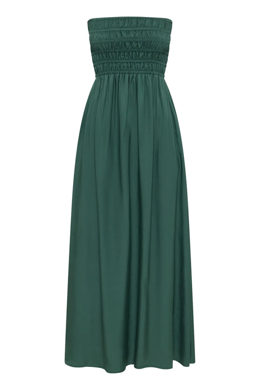 Zuri Tencel Maxi Dress - Emerald