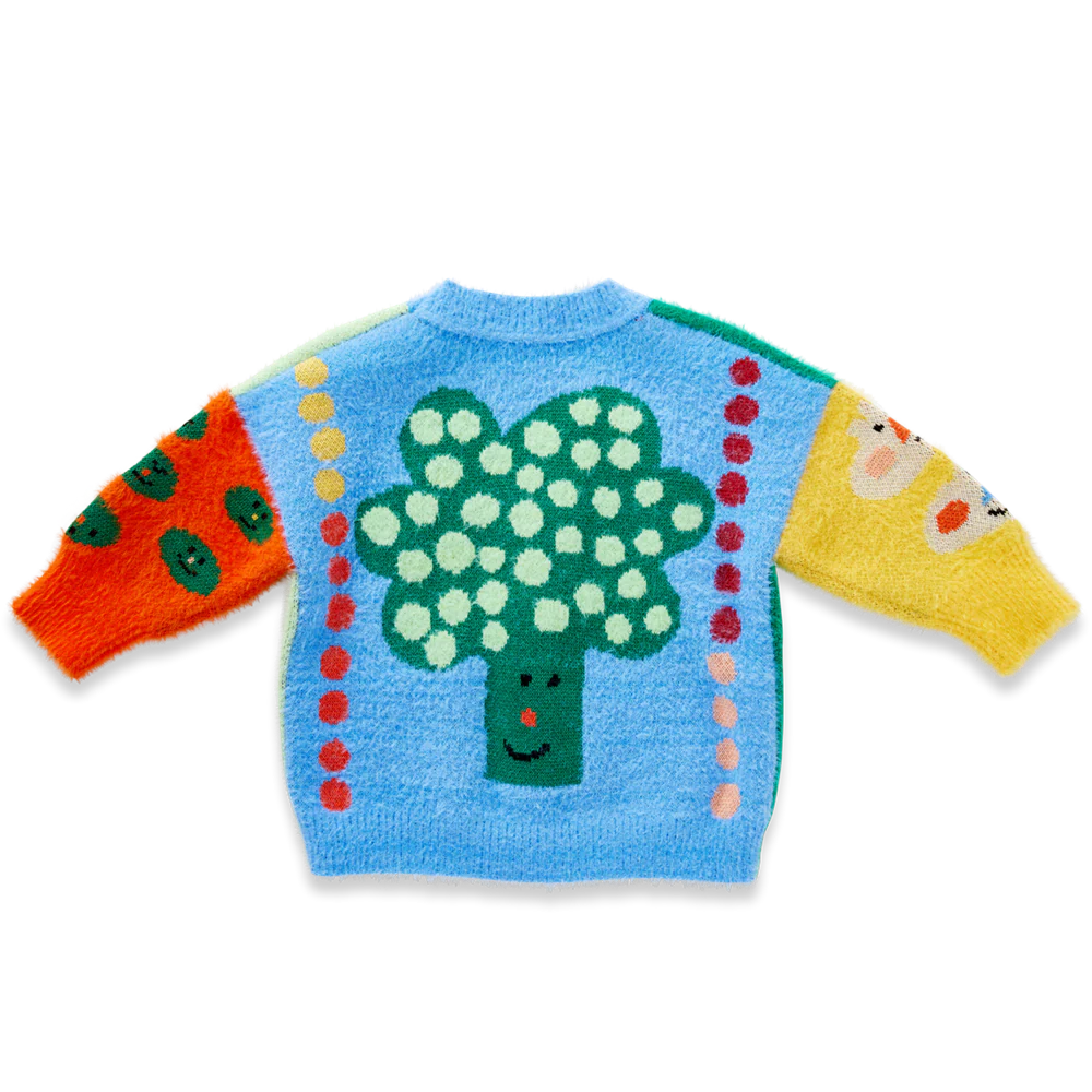 Pocket Patch Knit Cardigan
