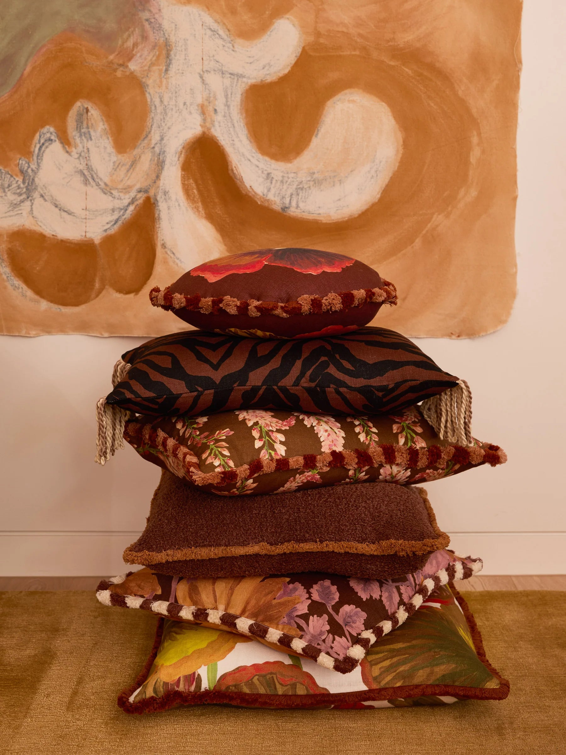 Grain Hazelnut Cushion