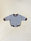 Mattie Stripe Bodysuit - Blue