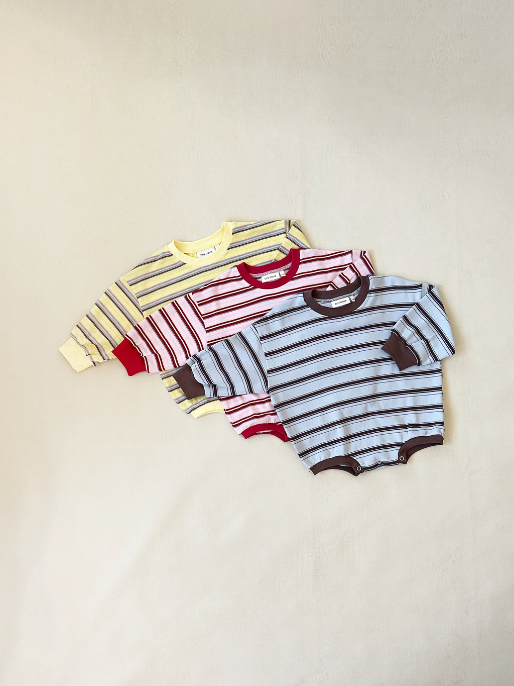 Mattie Stripe Bodysuit - Yellow