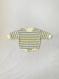 Mattie Stripe Bodysuit - Yellow