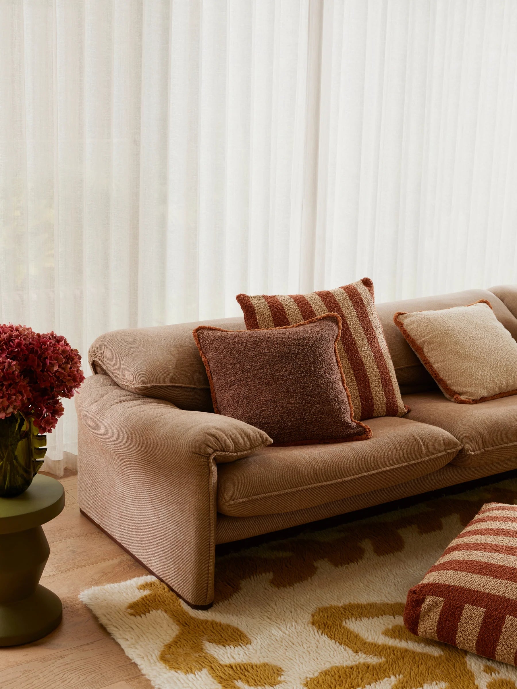 Grain Hazelnut Cushion