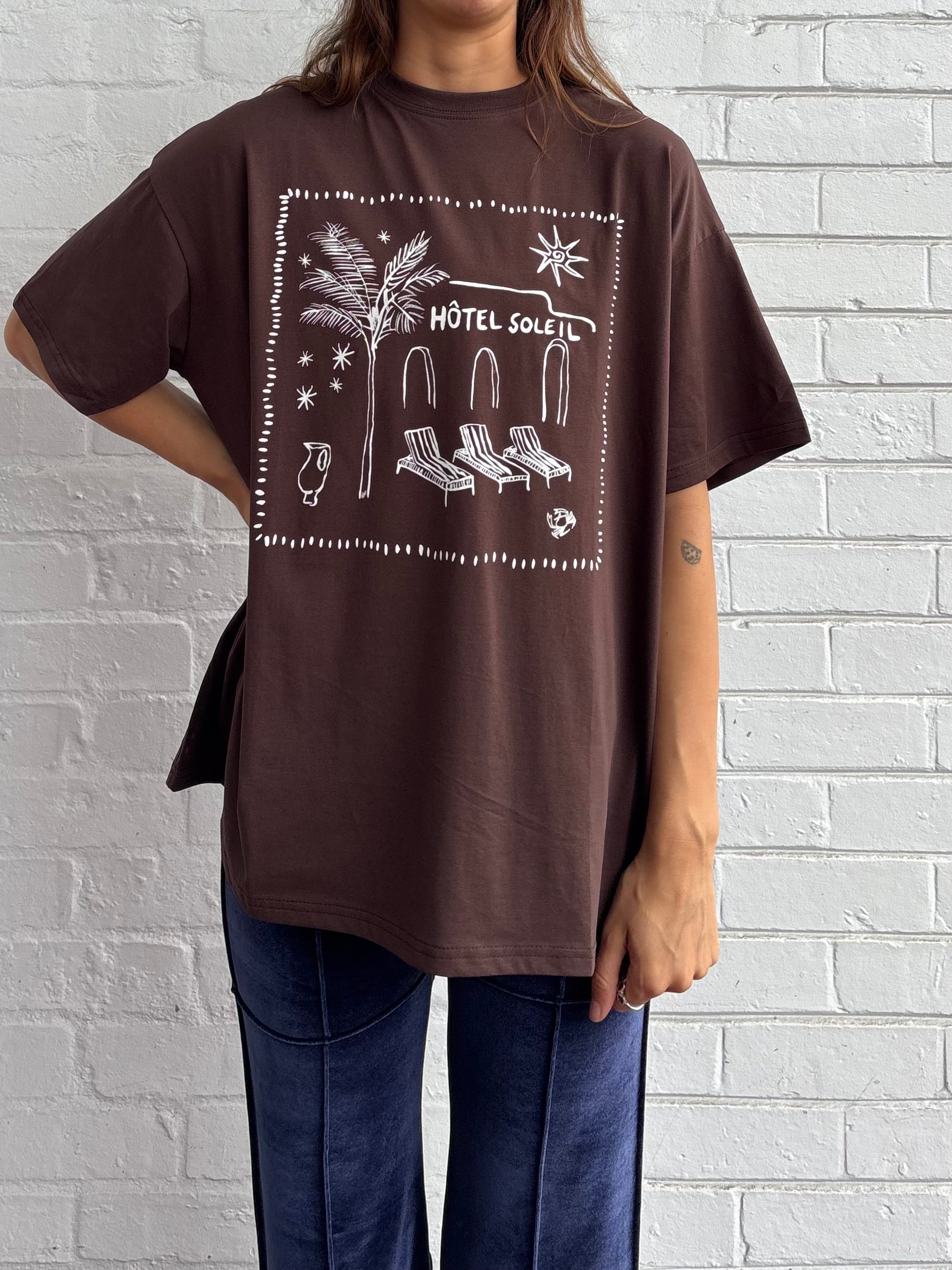 By Frankie Hotel Soleil Tee