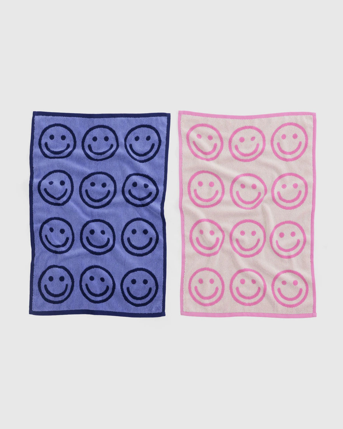 Hand Towel Set of 2 - Happy Pink Blue