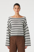 Maisie Sweater- Cream & Black