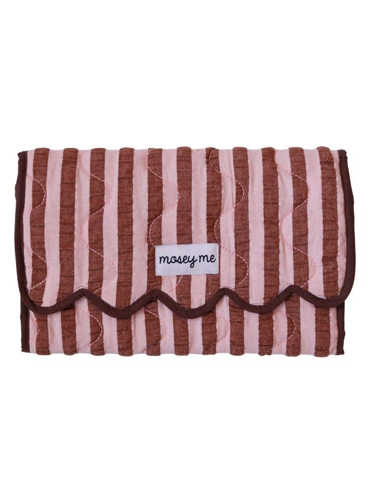 Sundae Seersucker Change Mat