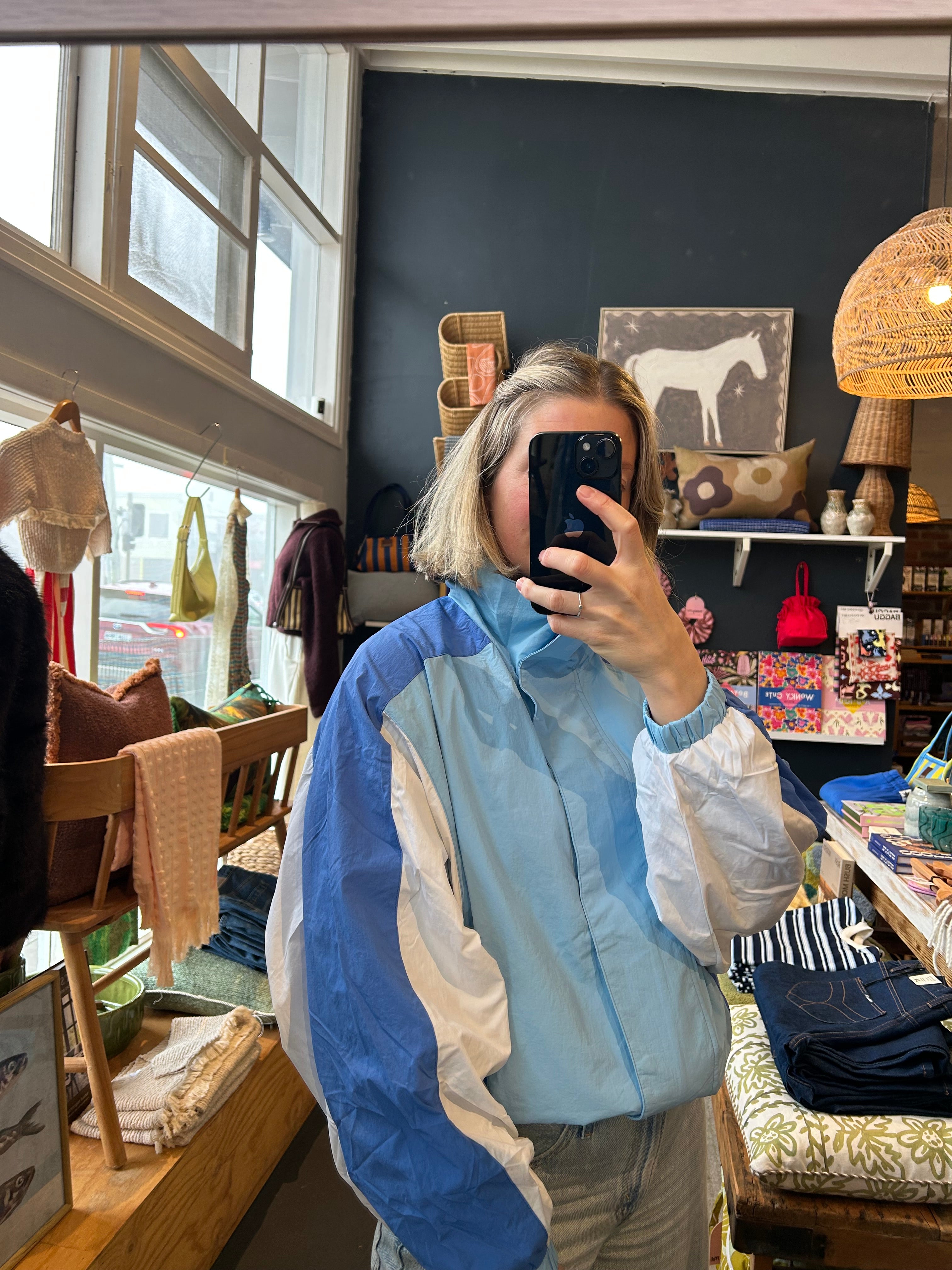 Funnel Neck Windbreaker