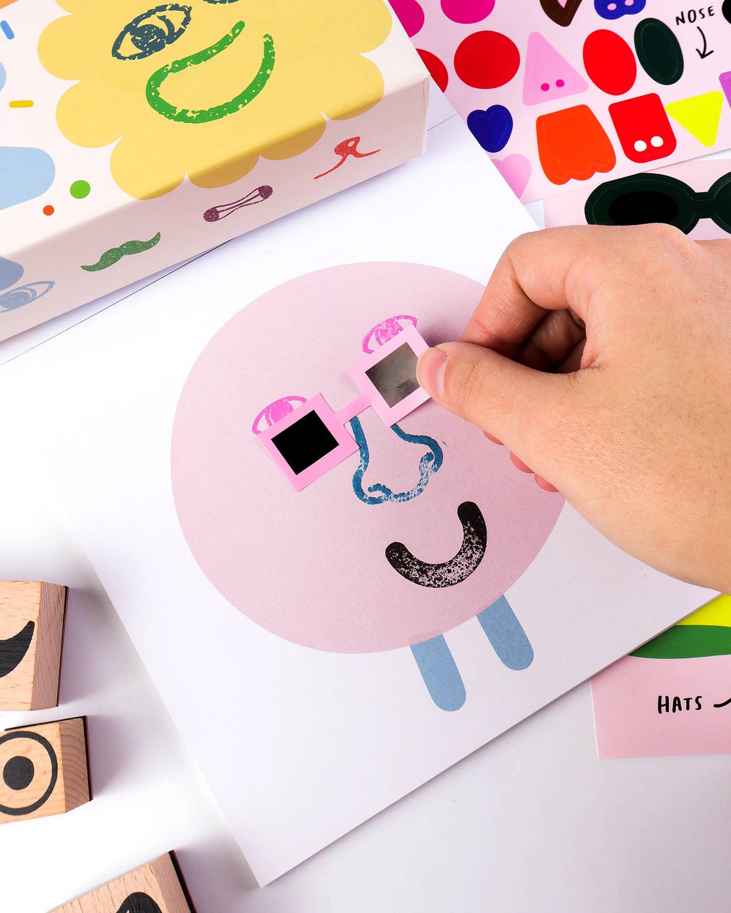 Stamp Kit - Cool Faces