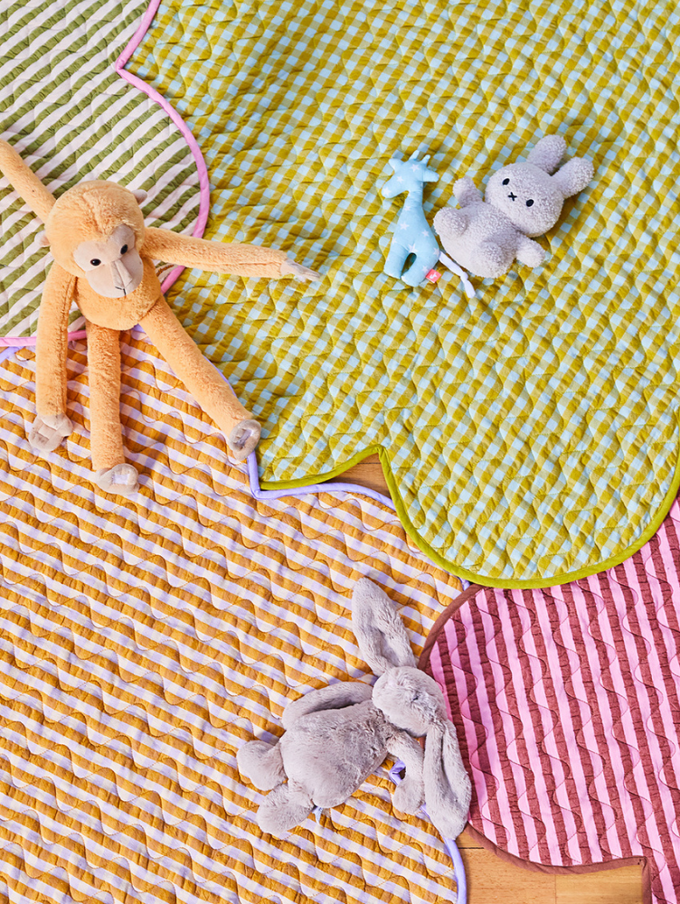 Citrus Seersucker Playmat