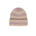 Tokyo Merino Beanie - Lavender Stripe