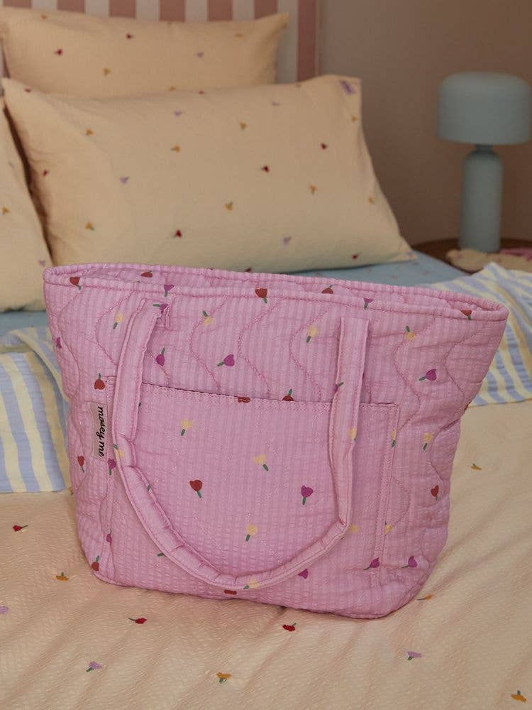 Forget Me Not Quilted Bag in Peony