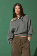 Soren Sweater- Dark Grey Marle