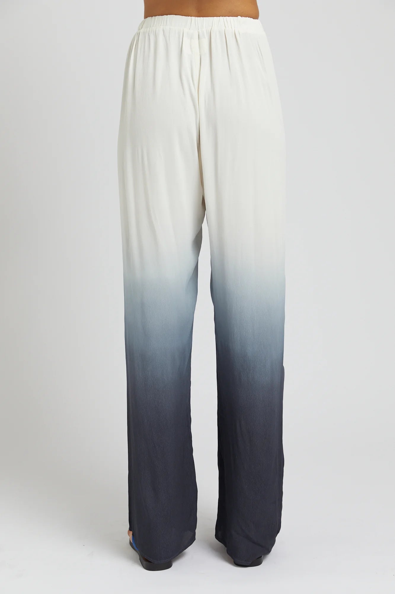 Elastic Waist Drawstring Pant- Charcoal Fade